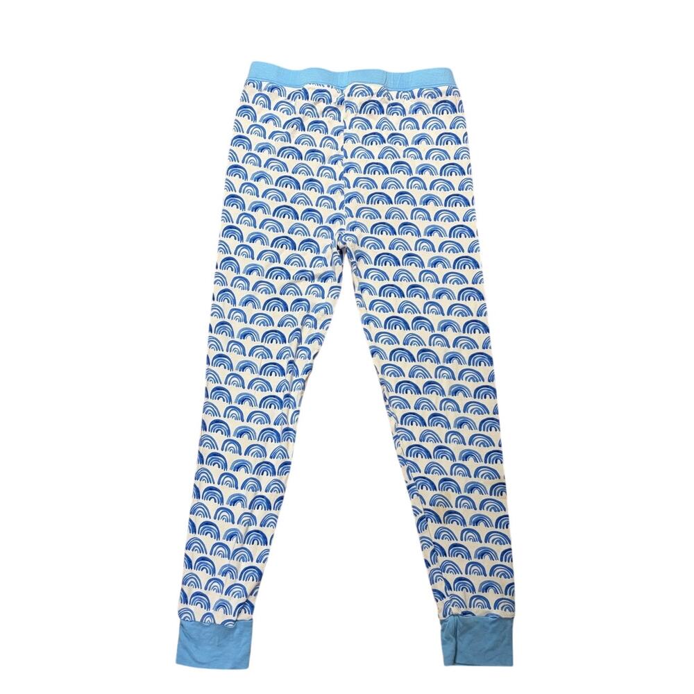 Little Sleepies Blue Rainbow Bamboo Pajama Set Long Sleeve PJs Size 9-10 Unisex - Picture 10 of 10